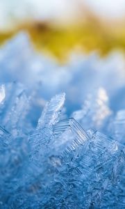 Preview wallpaper ice, snow, macro, blue