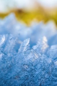 Preview wallpaper ice, snow, macro, blue