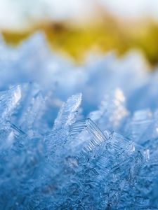 Preview wallpaper ice, snow, macro, blue