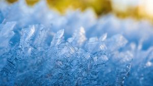 Preview wallpaper ice, snow, macro, blue