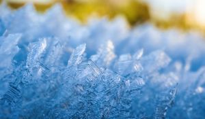 Preview wallpaper ice, snow, macro, blue