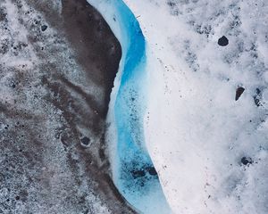 Preview wallpaper ice, snow, surface, relief