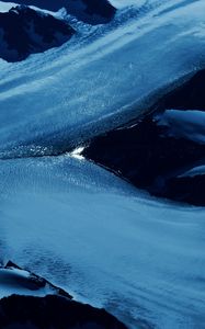 Preview wallpaper ice, surface, dark, texture, closeup