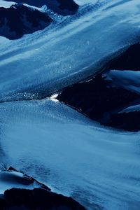 Preview wallpaper ice, surface, dark, texture, closeup