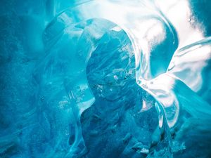 Preview wallpaper ice, texture, macro, blue