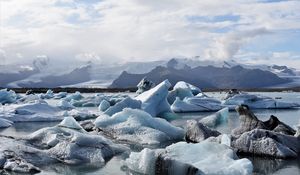 Preview wallpaper ice, water, arctic, nature, winter