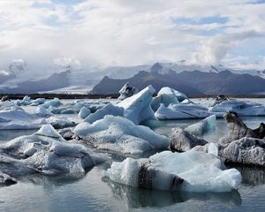 Preview wallpaper ice, water, arctic, nature, winter