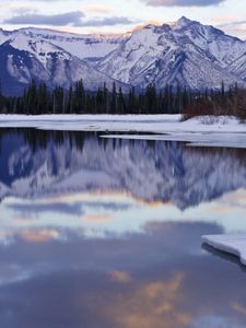 Preview wallpaper ice, water, cold, mountains, snow, winter