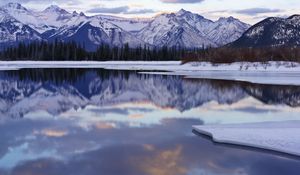 Preview wallpaper ice, water, cold, mountains, snow, winter