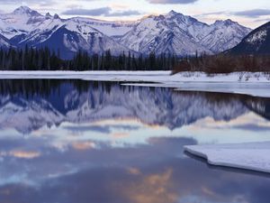 Preview wallpaper ice, water, cold, mountains, snow, winter