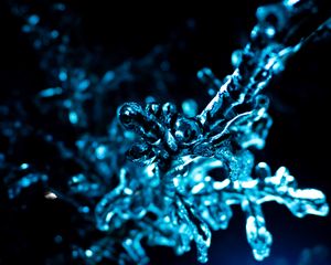 Preview wallpaper ice, water, figure, macro