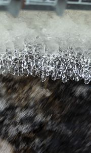 Preview wallpaper ice, water, macro, blur