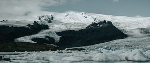 Preview wallpaper ice, water, snow, rocks, winter