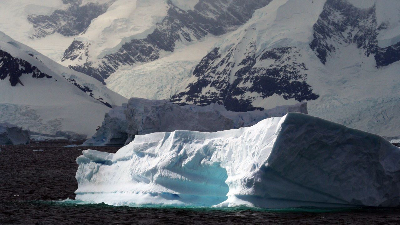 Wallpaper iceberg, antarctica, cold, ice, block