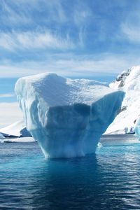 Preview wallpaper iceberg, antarctica, ice floe, ocean