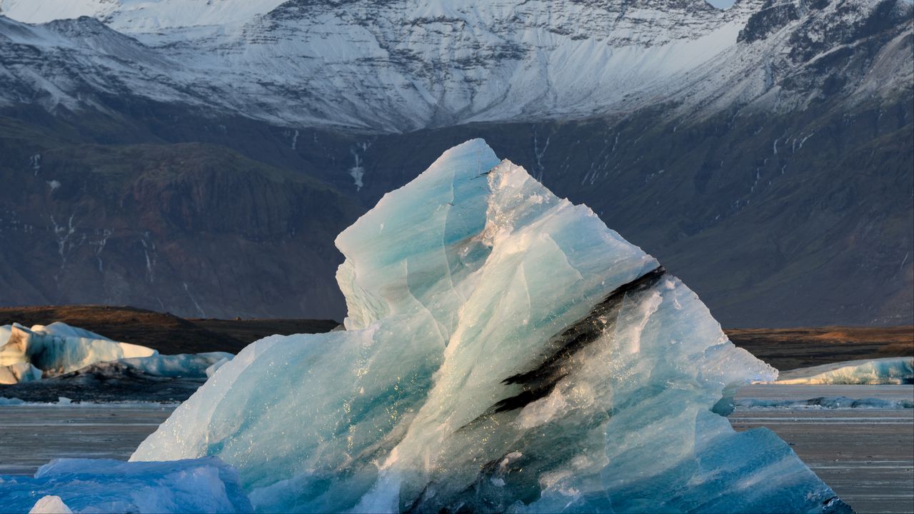 Wallpaper iceberg, ice, mountain, snow