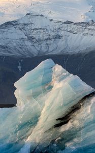 Preview wallpaper iceberg, ice, mountain, snow