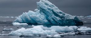 Preview wallpaper iceberg, ice, water, frozen