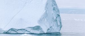 Preview wallpaper iceberg, snow, sea, nature, white