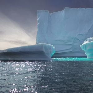 Preview wallpaper icebergs, ice, relief, sea, nature