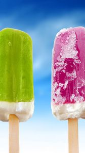 Preview wallpaper ice-cream, ice, eskimo, multi-colored, sweet