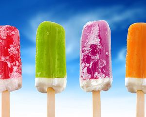 Preview wallpaper ice-cream, ice, eskimo, multi-colored, sweet