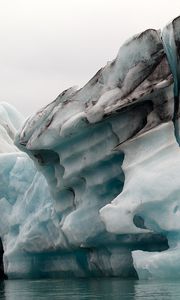 Preview wallpaper iceland, glacier, icebergs, lagoon