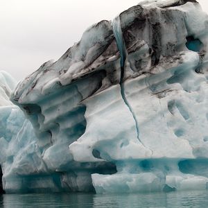 Preview wallpaper iceland, glacier, icebergs, lagoon