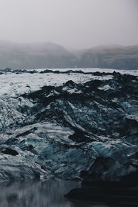 Preview wallpaper iceland, ice floes, ice, shore