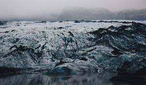 Preview wallpaper iceland, ice floes, ice, shore
