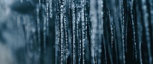 Preview wallpaper icicles, ice, blur, macro