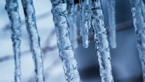 Preview wallpaper icicles, ice, winter, frost, frozen