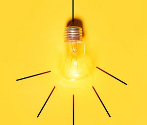 Preview wallpaper idea, light bulb, light, yellow