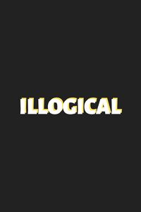 Preview wallpaper illogical, inscription, word, minimalism