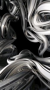 Preview wallpaper immersion, silver, glass, form, shape