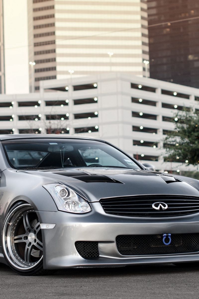 Download wallpaper 800x1200 infiniti g35 blue city light iphone 4s4 for  parallax hd background