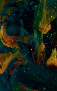 Preview wallpaper ink, paint, liquid, water, particles, colorful