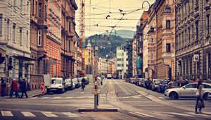 Preview wallpaper innsbruck, austria, city, architecture, street