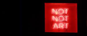 Preview wallpaper inscription, art, neon, backlight