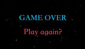 Preview wallpaper inscription, game over, text