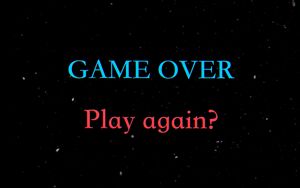 Preview wallpaper inscription, game over, text