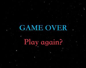 Preview wallpaper inscription, game over, text