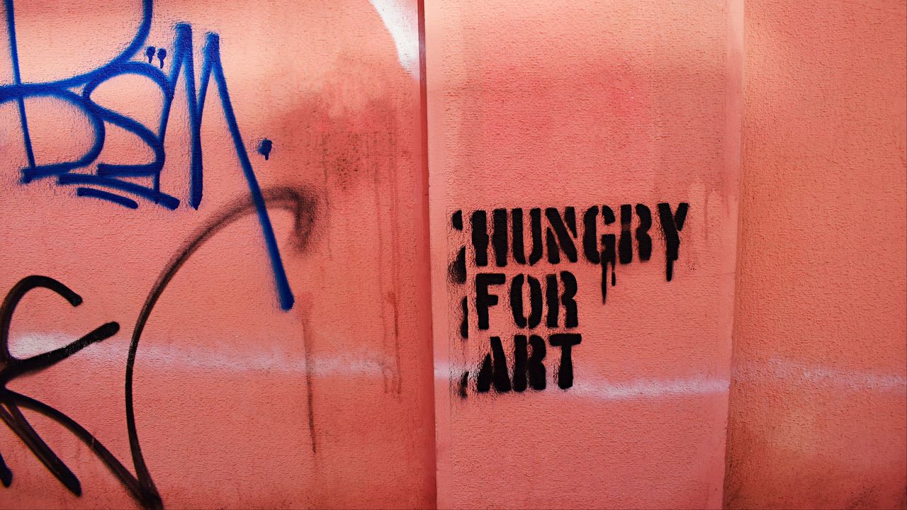 Wallpaper inscription, graffiti, wall, street art, art