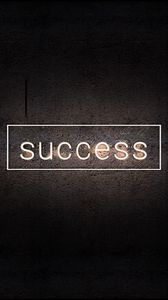 Preview wallpaper inscription, light, neon, success