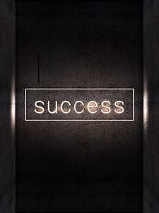 Preview wallpaper inscription, light, neon, success