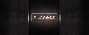 Preview wallpaper inscription, light, neon, success