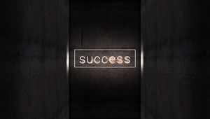 Preview wallpaper inscription, light, neon, success