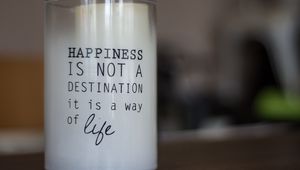 Preview wallpaper inscription, motivation, candle