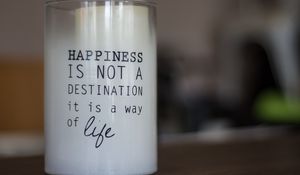 Preview wallpaper inscription, motivation, candle