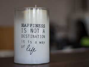 Preview wallpaper inscription, motivation, candle